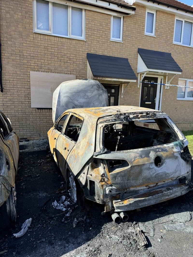 Other image for Arson attack leaves young family ‘scared to death’